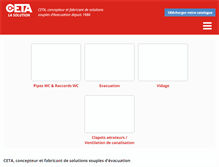 Tablet Screenshot of ceta-france.com